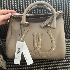 Dooney &Bourke Western Leather Satchel Taupe